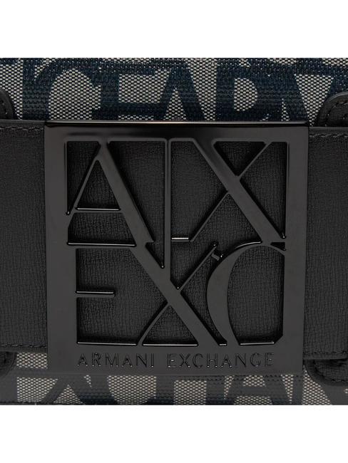 LOGO ALL OVER Camera case beige/nero - Borse Donna