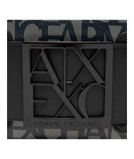 ARMANI EXCHANGE LOGO ALL OVER Camera case beige/nero - Borse Donna - 4