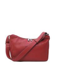 SPALDING TOURIST Borsa a spalla in pelle rosso - Borse Donna - 3
