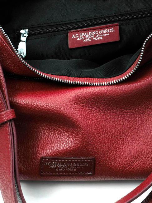 TOURIST Borsa a spalla in pelle rosso - Borse Donna