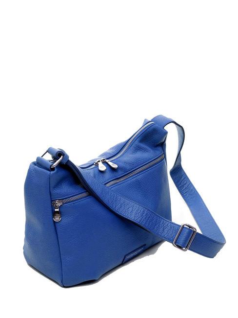 TOURIST Borsa a spalla in pelle blu - Borse Donna
