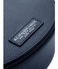 SPALDING TOURIST FRANCY Borsa a tracolla in pelle blu - Borse Donna - 4