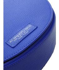 SPALDING TOURIST FRANCY Borsa a tracolla in pelle blu - Borse Donna - 4