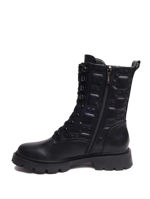 LOGO MATELASSE Stivaletti anfibi nero - Scarpe Donna