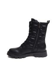 TWINSET LOGO MATELASSE Stivaletti anfibi nero - Scarpe Donna - 3