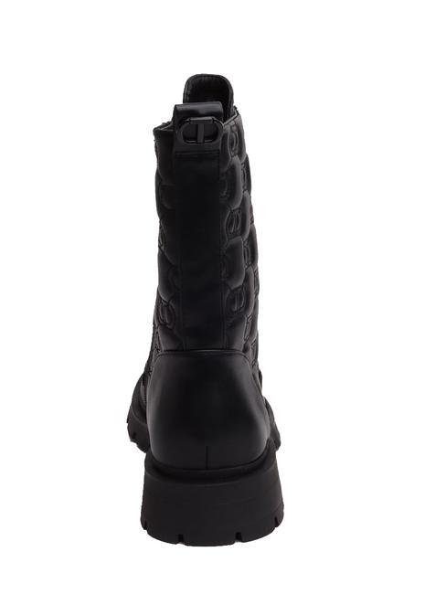 LOGO MATELASSE Stivaletti anfibi nero - Scarpe Donna