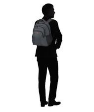 AMERICAN TOURISTER AT WORK Zaino porta PC 14.1" grey/orange - Zaini da lavoro porta PC - 6