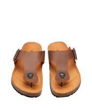 DOCKSTEPS VEGA Sandalo infradito in suede tobacco - Scarpe Uomo - 4