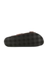DOCKSTEPS VEGA Sandalo in suede doppia fibbia dark brown - Scarpe Uomo - 5