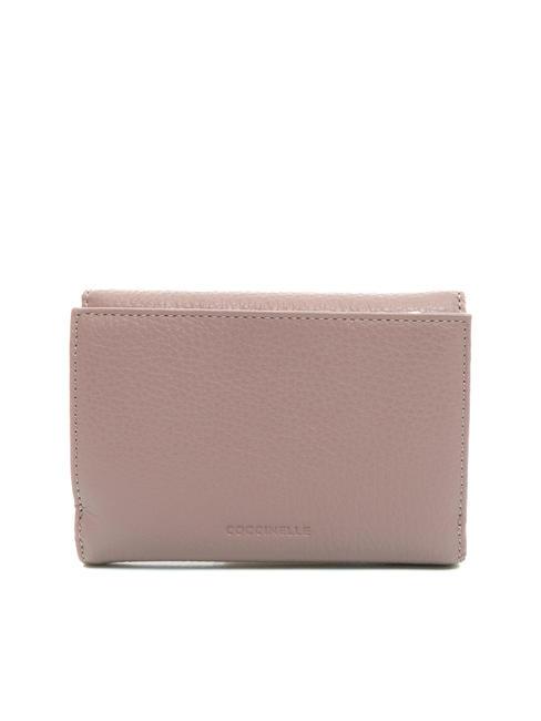 DORA Portafoglio piccolo in pelle martellata anemone - Portafogli Donna