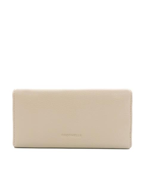 DORA Portafoglio grande in pelle martellata powder pink - Portafogli Donna