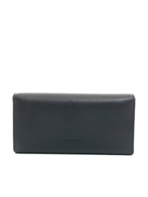 DORA Portafoglio grande in pelle martellata DARKBLUE - Portafogli Donna