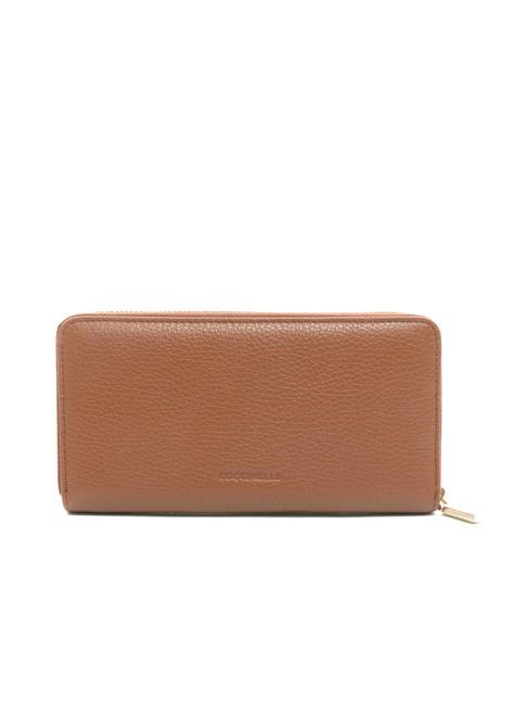 DORA Portafoglio zip around grande in pelle BRULE - Portafogli Donna