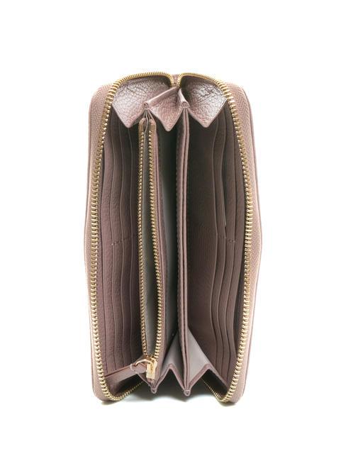 DORA Portafoglio zip around grande in pelle anemone - Portafogli Donna