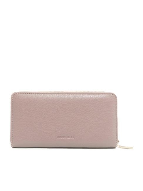 DORA Portafoglio zip around grande in pelle anemone - Portafogli Donna