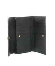 COCCINELLE DORA Portafoglio grande in pelle martellata Nero - Portafogli Donna - 2