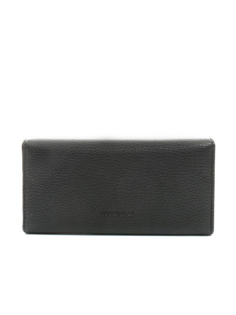 DORA Portafoglio grande in pelle martellata Nero - Portafogli Donna