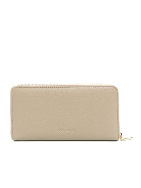 DORA Portafoglio zip around grande in pelle powder pink - Portafogli Donna