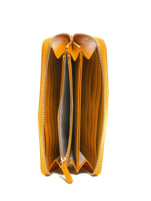 DORA Portafoglio zip around grande in pelle resina - Portafogli Donna