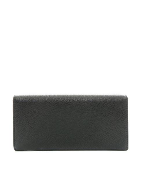 DOT Portafoglio grande in pelle martellata Nero - Portafogli Donna