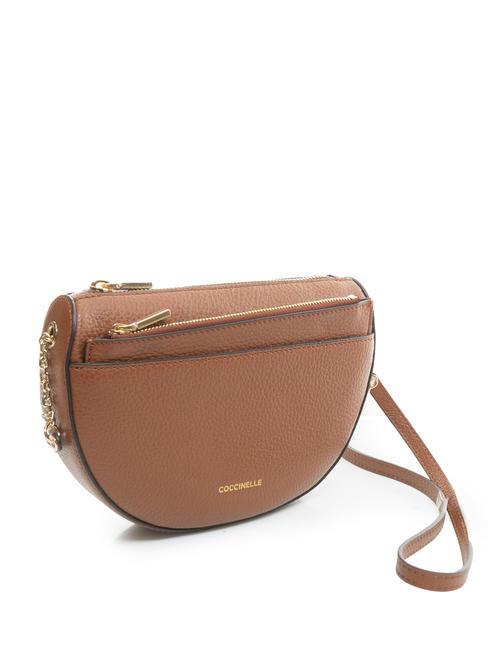 KALI Borsa a tracolla in pelle con pouch BRULE - Borse Donna