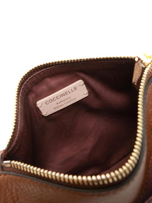 KALI Borsa a tracolla in pelle con pouch BRULE - Borse Donna