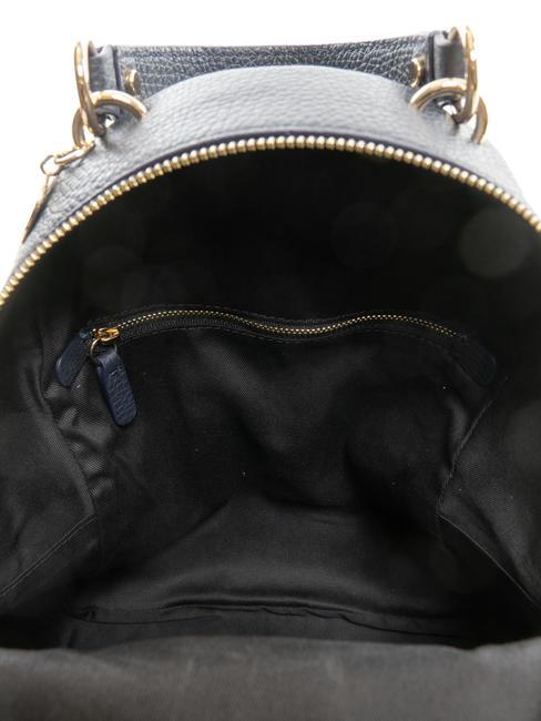 ALPHA Zaino in pelle martellata DARKBLUE - Borse Donna