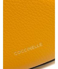 COCCINELLE KALI Borsa a tracolla in pelle con pouch resina - Borse Donna - 6