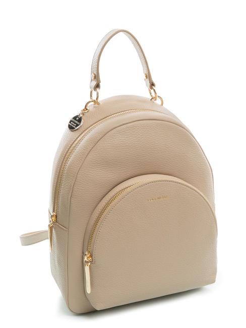 ALPHA Zaino in pelle martellata powder pink - Borse Donna