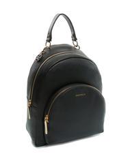 COCCINELLE ALPHA Zaino in pelle martellata Nero - Borse Donna - 2