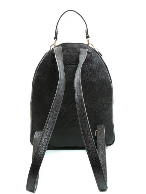 ALPHA Zaino in pelle martellata Nero - Borse Donna