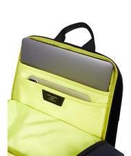 PIQUADRO CORNER Zaino in tessuto gommato, porta pc 14" blu - Zaini da lavoro porta PC - 8