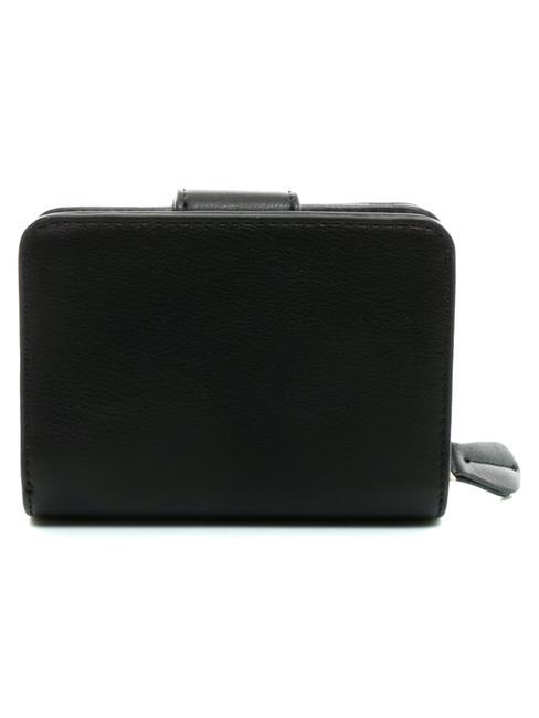 T OVAL Portafoglio Zip Around Small nero - Portafogli Donna