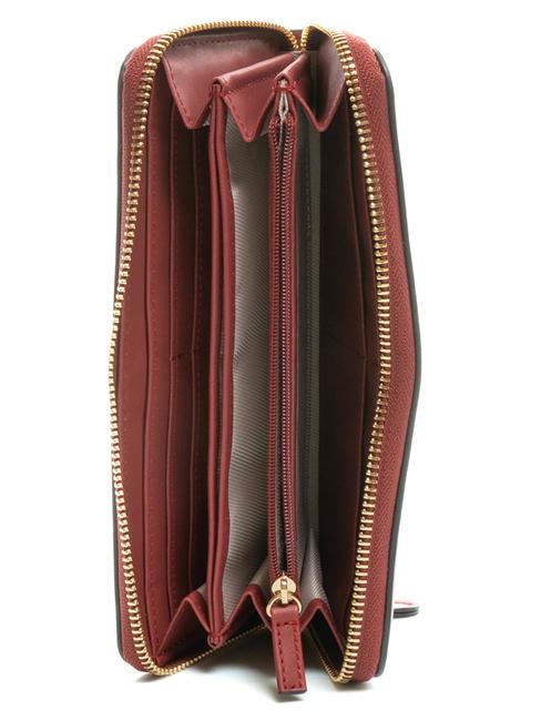 T OVAL Portafoglio Zip Around rosso ardente - Portafogli Donna