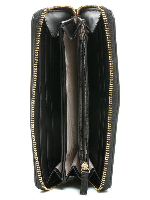 T OVAL Portafoglio Zip Around nero - Portafogli Donna