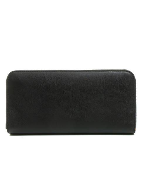 T OVAL Portafoglio Zip Around nero - Portafogli Donna
