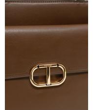TWINSET MADAME Borsa shopping con tracollaq cioccolato - Borse Donna - 3