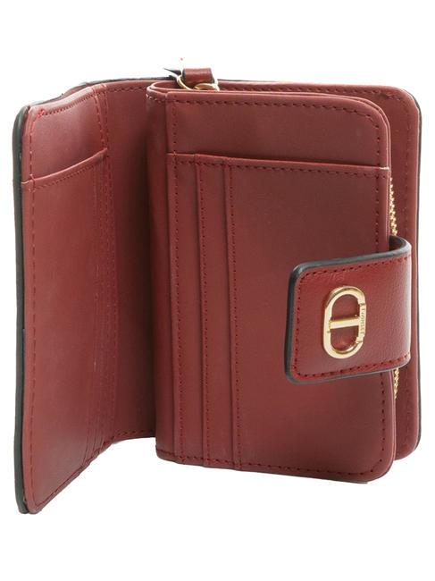 T OVAL Portafoglio Zip Around Small rosso ardente - Portafogli Donna