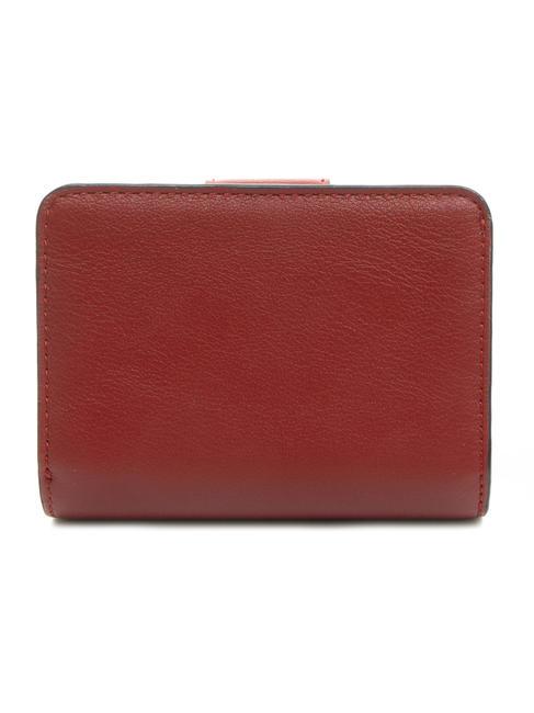 T OVAL Portafoglio Zip Around Small rosso ardente - Portafogli Donna