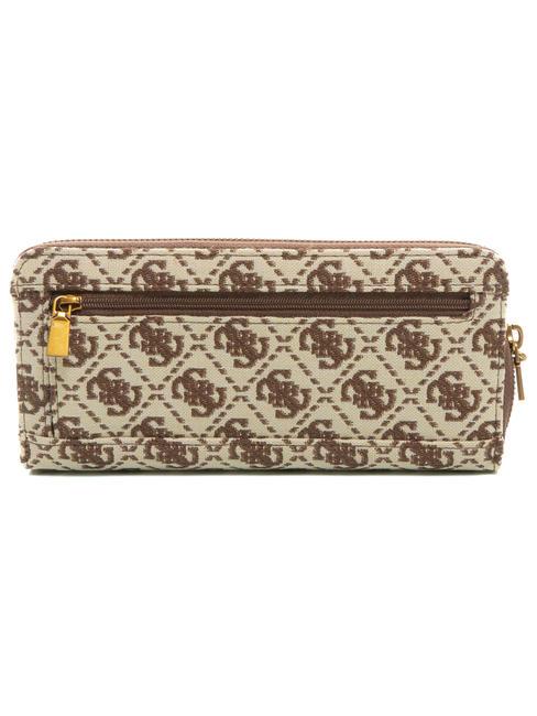 LAUREL Logo Portafoglio con polsierina brown - Portafogli Donna