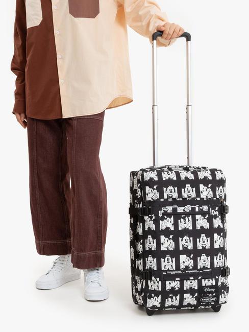 TRANSIT'R S x DISNEY 100 Trolley bagaglio a mano mickey faces - Bagagli a mano