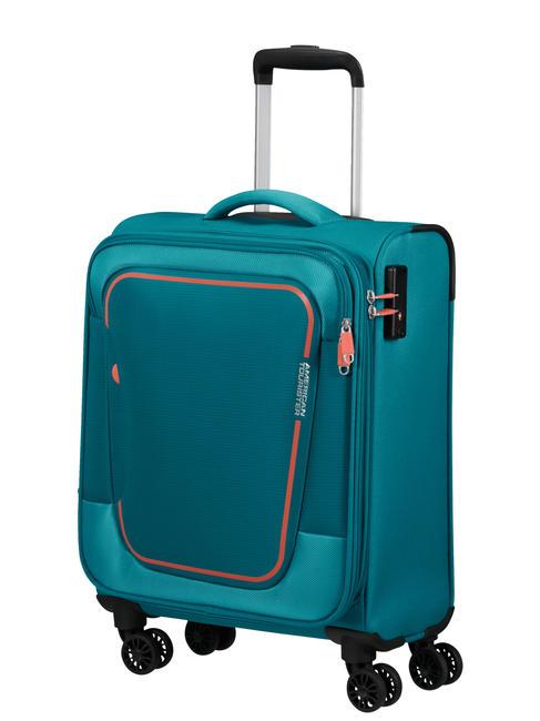 PULSONIC Bagaglio a mano smart espandibile stone teal - Bagagli a mano