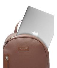 SPALDING TOURIST Zaino in pelle, porta PC 15" marrone - Zaini da lavoro porta PC - 4