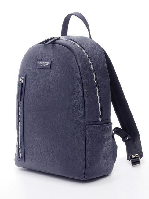TOURIST Zaino in pelle, porta PC 15" blu - Zaini da lavoro porta PC