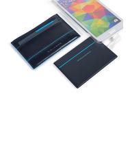 PIQUADRO BLUE SQUARE Power Bank 1500 mah con custodia in pelle ROSSO - Accessori Viaggio - 2