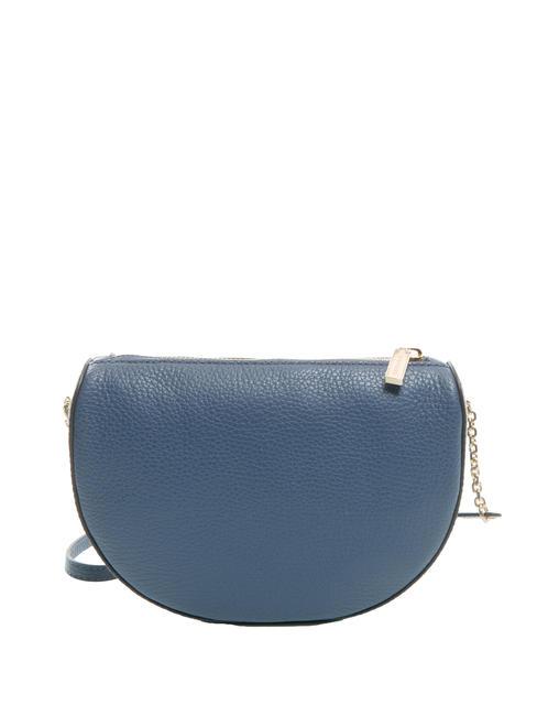 KALI Borsa a tracolla in pelle con pouch mirtillo - Borse Donna