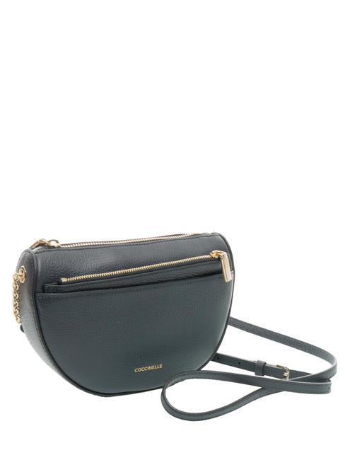 KALI Borsa a tracolla in pelle con pouch DARKBLUE - Borse Donna