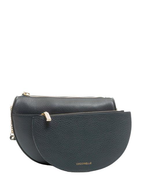 KALI Borsa a tracolla in pelle con pouch DARKBLUE - Borse Donna