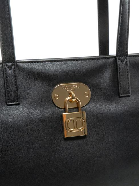 T LOCK Borsa a spalla nero - Borse Donna
