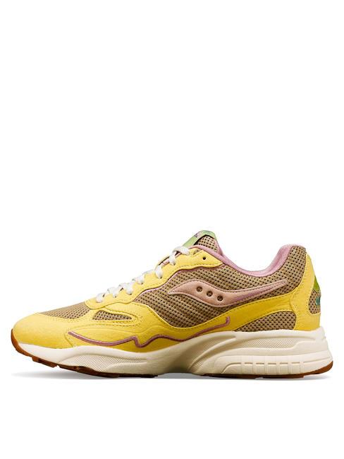 3D GRID HURRICANE Sneakers tan/yellow - Scarpe Unisex